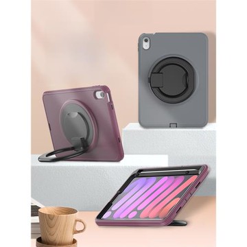 【iPadMini7支點支架保護套】適用A16蘋果iPadPro11新款Air6全包13硅膠9代外殼迷你5筆槽8防摔平板電腦12.9寸
