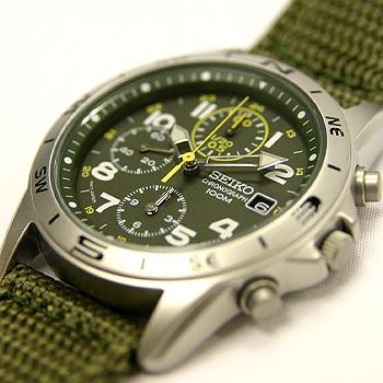 腕時計 SEIKO セイコー 逆輸入 ミリタリークロノグラフ メンズ セイコー SEIKO 逆輸入 腕時計 ミリタリー クロノグラフ