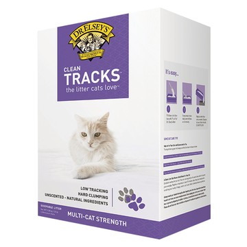 DR.ELSEY'S 貓砂 無痕紫 TRACKS不留痕跡 低粉塵 強力凝結 多貓適用  9.08kg  1盒  不含香精