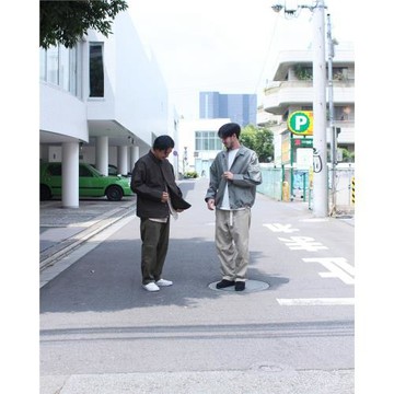 日本紫標防水透氣工裝教練夾克