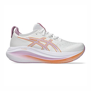 Asics Gel-nimbus 27 D 1012B752-101 女 慢跑鞋 寬楦 彈力 支撐 緩震 白 紫