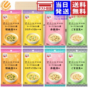 永谷園 旅する SOUP MEAL オートミールでつくるスープごはんの素 3食入 4種各2袋 PSJバラエティBOX 送料無料