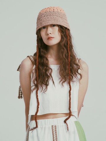 Shell Cotton Bonnet Hat