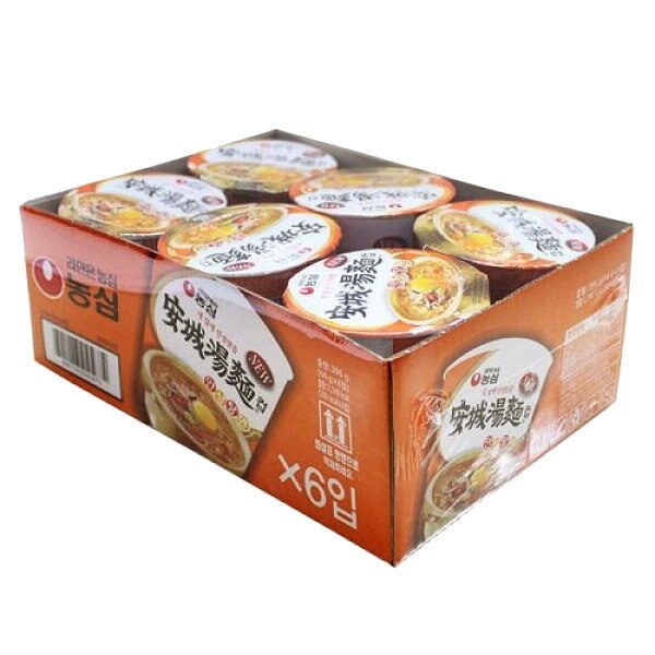 安城湯麺66g*6個 カップラーメン  韓国ラーメン インスタントラーメン おまとめ梱包 送料1回発生