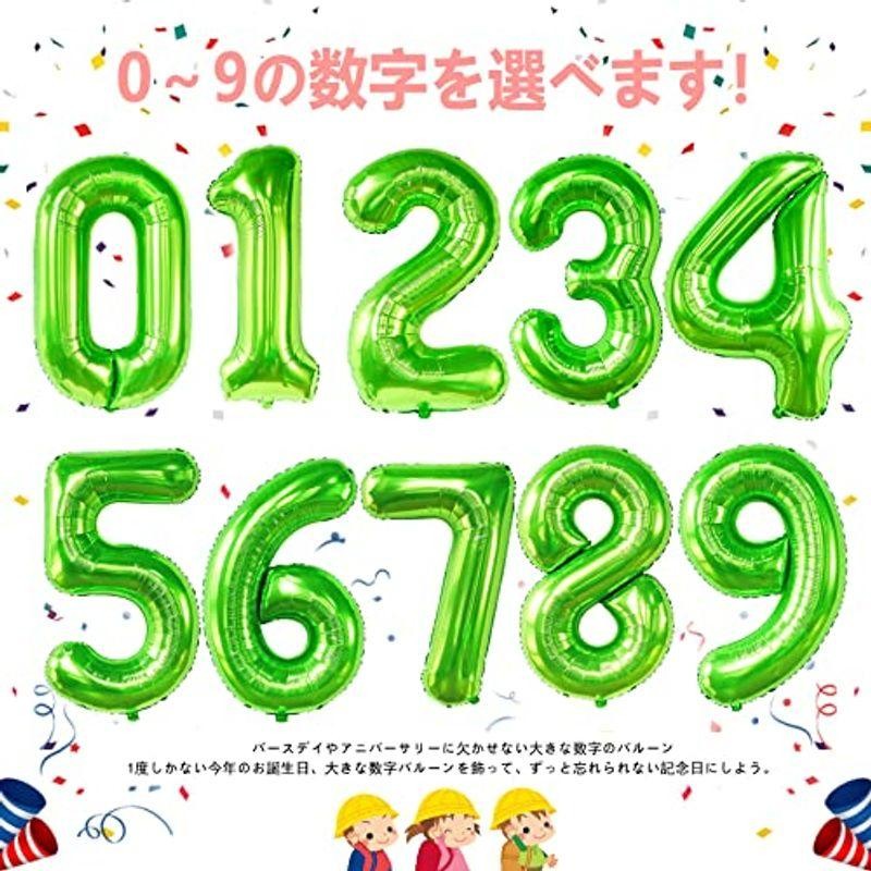 数字 バルーン 風船 ナンバー 大きい 40インチ アルミバルーン ９