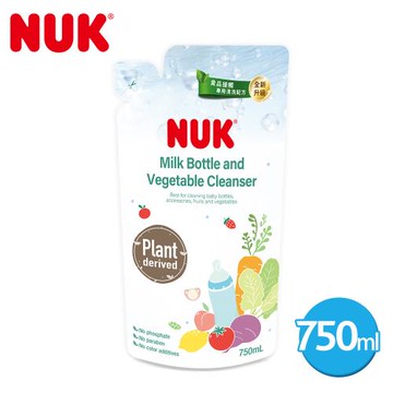 德國NUK-植萃奶瓶蔬果清潔液750mL