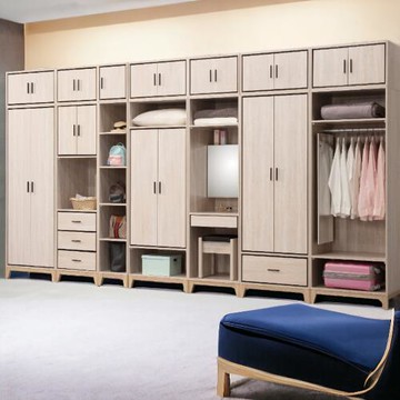 【好傢俱】建琳橡木白1.3尺單門被櫥 寬40公分