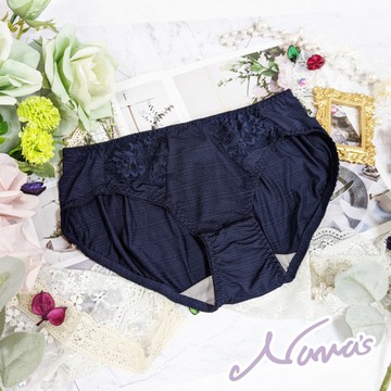 【露娜斯】芙蘿拉之吻。吸濕排汗涼感舒適貼身三角內褲【深藍】台灣製 P3072