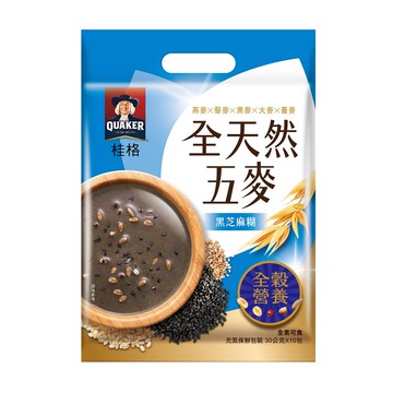 桂格五麥穀珍-黑芝麻糊30gx10