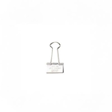 【SDI 手牌】25mm銀色長尾夾  塑膠筒 36支入 / 筒 0235T