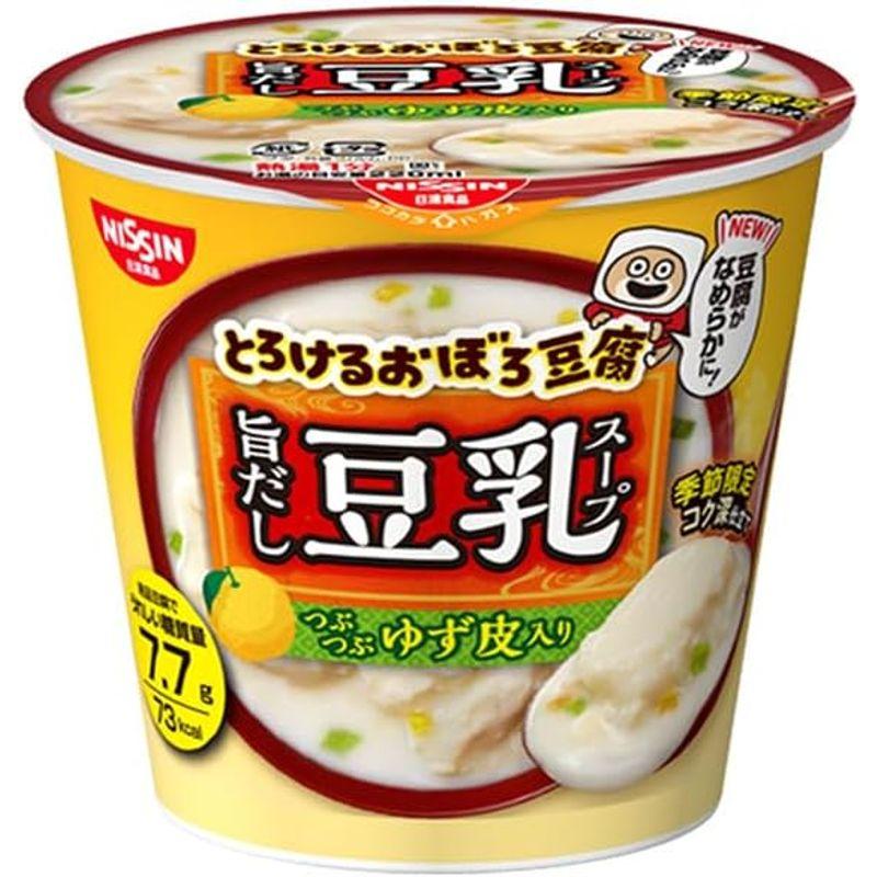 日清食品 とろけるおぼろ豆腐 旨だし豆乳スープ 17g×12(6×2)個入×(2ケース)