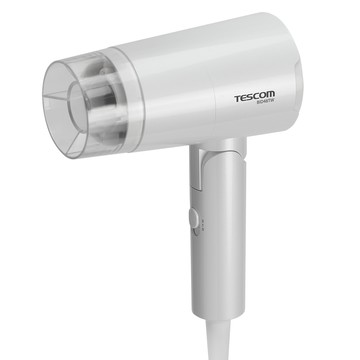 TESCOM 輕巧雙電壓負離子吹風機 BID48TW AC100-240V 國際通用電壓  白色