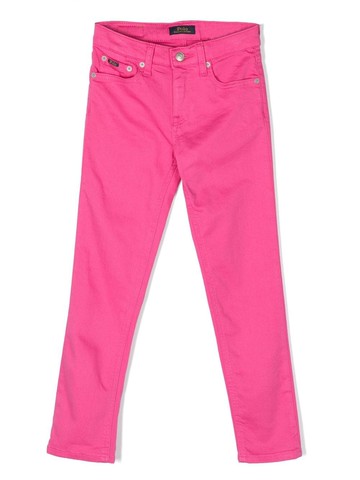 Ralph Lauren Kids - Tompkin skinny jeans - kids - Spandex/Elastane/Polyester/Cotton - 12 - Pink