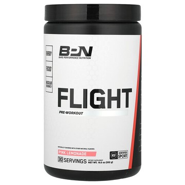 BPN, Flight Pre-Workout，粉色檸檬水味，19.5 盎司（552 克）