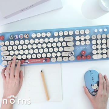 迪士尼無線鍵盤滑鼠組 米奇Mickey Friends  Norns Original Design