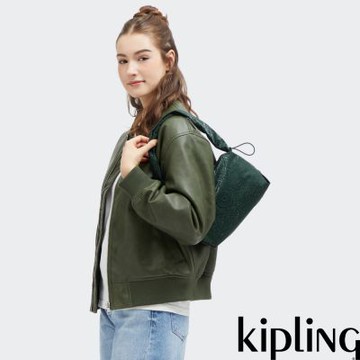 『拉拉包』Kipling (網路獨家款)迪斯可綠手提肩背兩用包-ELENI