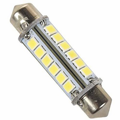 HQRP 360度 41mm Festoon 60 LED クールホワイト ナビゲーション電球 マストヘッド/スターンライト/ナビゲーシ 並行輸入