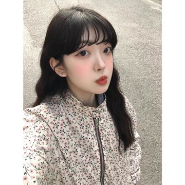 韓系雙面穿碎花短款外套女2024春秋小眾設計感寬松百搭夾克上衣潮