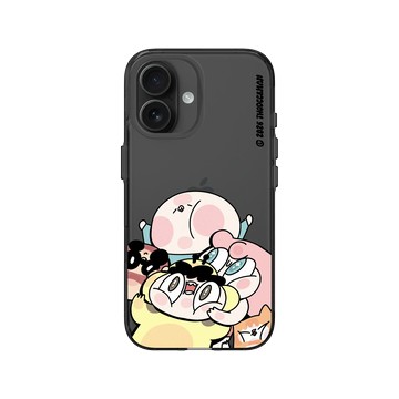 iPhone 16 Clear (相機按鈕) 酷墨灰 - 鹿人 Twodeerman - 鹿人宇宙抱成一團