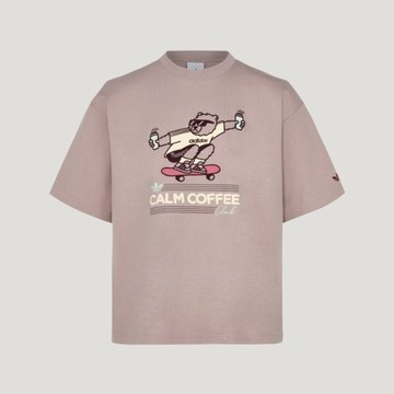Adidas 愛迪達 Gfx Tee Ss 2 KY5740 男女 T恤 運動上衣 休閒短袖 灰紫 亞版 純棉