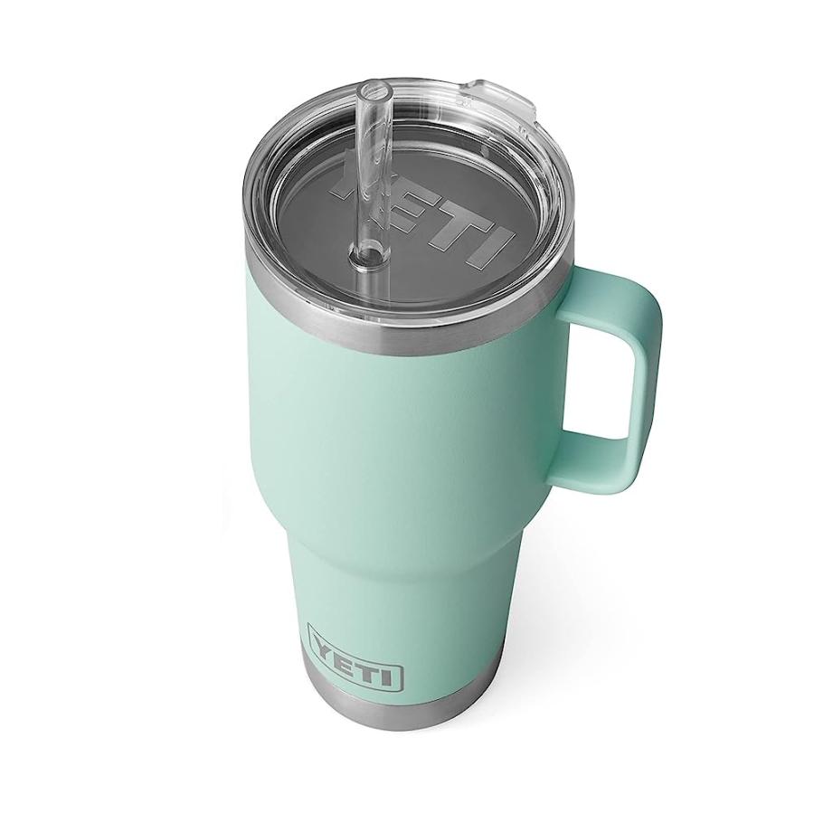 YETI RAMBLER 35 OZ STRAW MUG, VACUUM INSULATED, STAINLESS STEEL, SEAFOAM