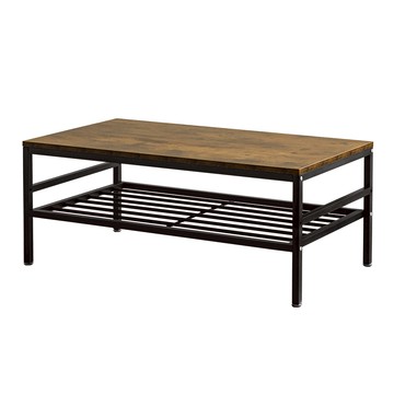 【RICHOME】工業風雅緻茶几胡桃色