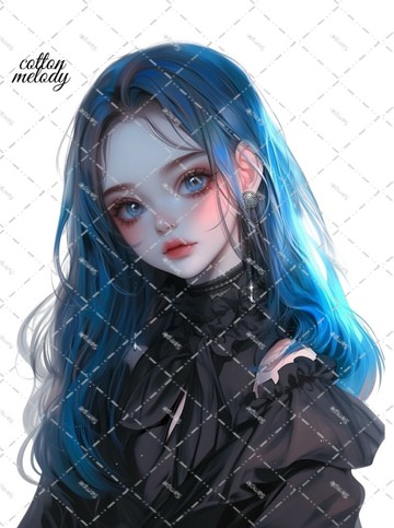 original sticker no.2283 人物貼紙 原創貼紙 原創人物貼紙 裝飾貼紙 cotton melody