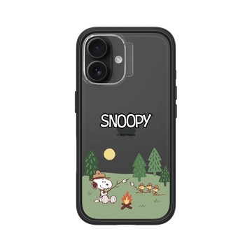 iPhone 16 Mod NX 黑 - 史努比 Snoopy - 露營趣