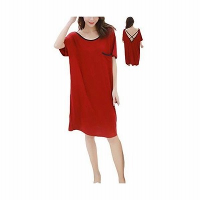 ミャオッティ 半袖 ゆったりワンピース ルームウェア 部屋着マキシワンピ ス おうち時間 ワンピパジャマ ネグリジェ パジャマ ルームワンピース 通販 Lineポイント最大get Lineショッピング