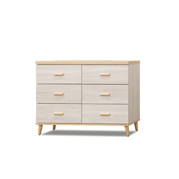 ASSARI-漢娜六斗櫃(寬119x深40x高82cm)