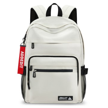 ADDEDIT Lesper 簡約後背包 + 鑰匙圈隨機出貨組 象牙白  象牙  32cm 寬 x 42cm 長 x 13cm 寬