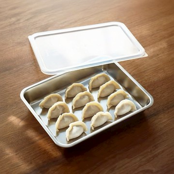 多用途304不鏽鋼料理托盤(附蓋)-1.8L-3入 單一規格