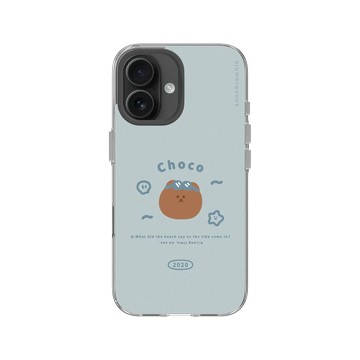 iPhone 16 Clear Case（相機按鈕） 透明 - 布朗尼 annnbrownie - 冷笑話熊