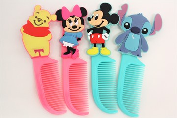 迪士尼立體梳子 維尼 米奇 米妮 史迪奇 梳子 正版授權 T0001 253-T0001 256