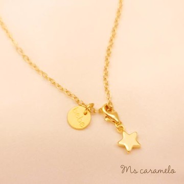 【焦糖小姐 Ms caramelo】閃耀之星 星星項鍊
