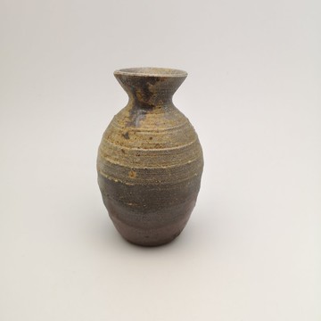 手作柴燒清酒瓶造型花器
