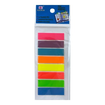 平頭索引標籤(8色) 44*12mm