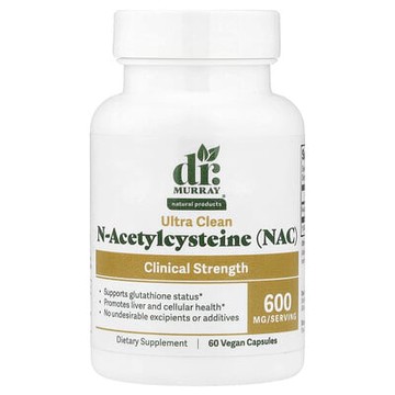 Dr. Murray's, NAC，600 毫克，60 粒全素膠囊