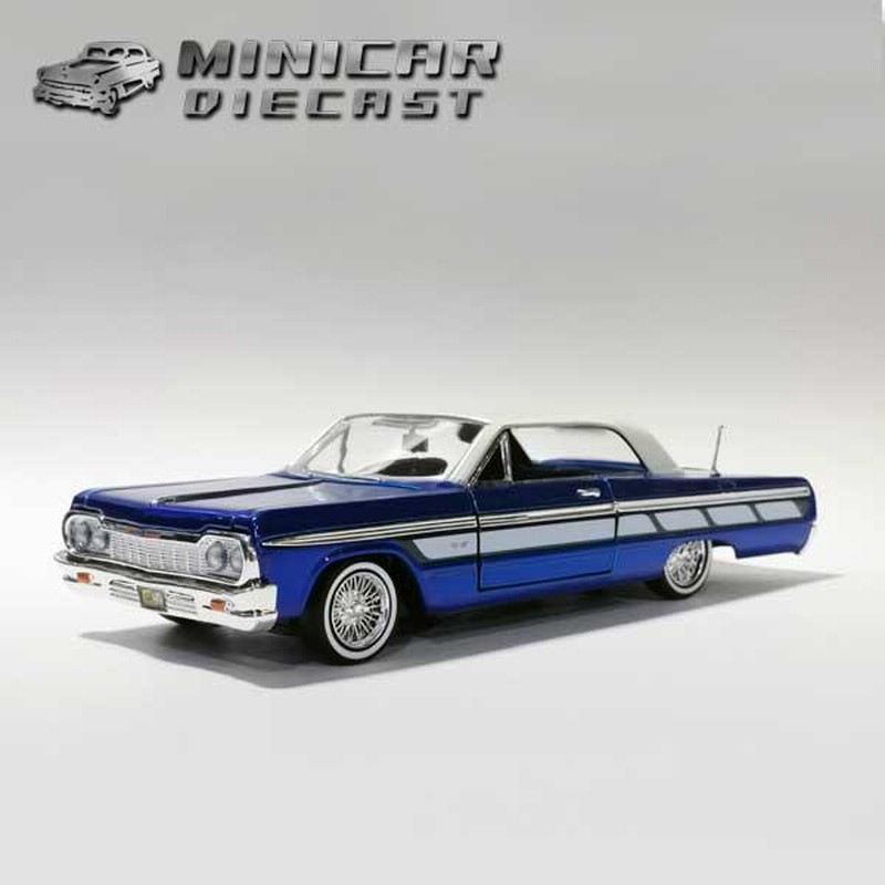 1/24 箱入り ミニカー 1964 CHEVROLET IMPALA GET LOW キャンディー