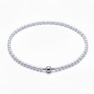 EM【eileen me】4.5-5mm 真多麻色正圆baby珠 灰藍色調