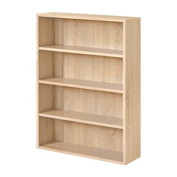 《HOPMA》開放式漫畫收納書櫃 台灣製造 大容量四層 置物書架 收藏展示-淺橡(漂流)木