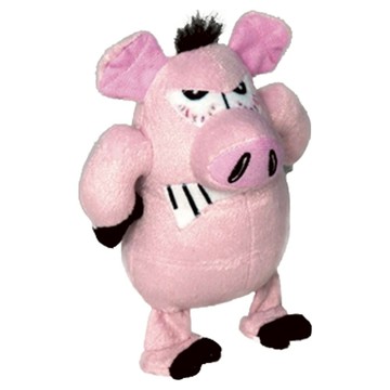 MIGHTY Toys 憤怒動物犬貓玩具  1個  怒怒豬  小(15 x 6 x 20cm)