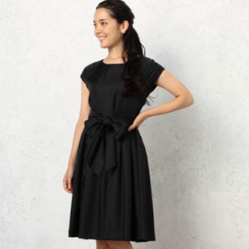 マタニティ ワンピース マタニティウエア ワンピース ひざ丈 マタニティドレス ブラック 黒 半袖 リボン 無地 シンプル シック 体型カバ 通販 Lineポイント最大1 0 Get Lineショッピング