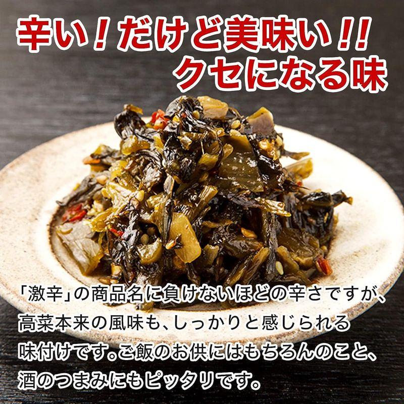 漬物 激辛 辛子高菜(500g)油炒め ×5袋 業務用たっぷり 激辛党必見 業務用 からしたかな 唐辛子入 激辛 ご飯のお供