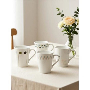 ABOUT骨瓷高顏值馬克杯牛奶杯北歐簡約水杯韓國設計伴手禮家用