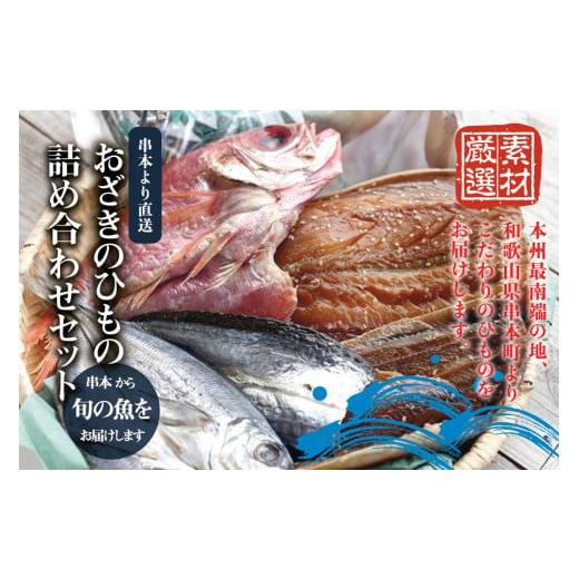 ふるさと納税 和歌山県 串本町 おざきのひもの 詰め合わせセット＜旬の魚をお届け！＞（Aセット） 