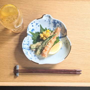 古董染色下野久子烤盤