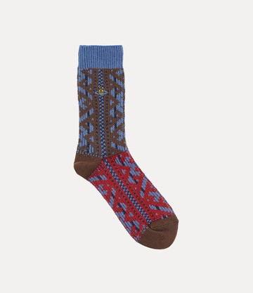 Vivienne Westwood Ladies Sock Blue Cotton Women