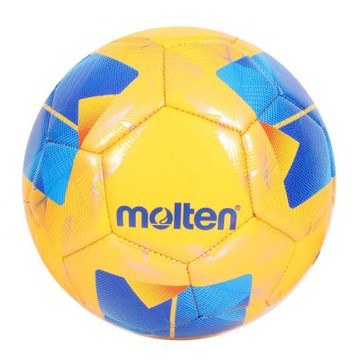 MOLTEN #4合成皮足球-訓練 室外 室內 4號球 F4N2000-OB 橘藍銀