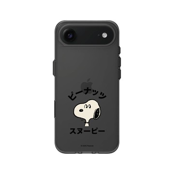 iPhone Air Clear (相機按鈕) 酷墨灰 - 史努比 Snoopy - 大頭